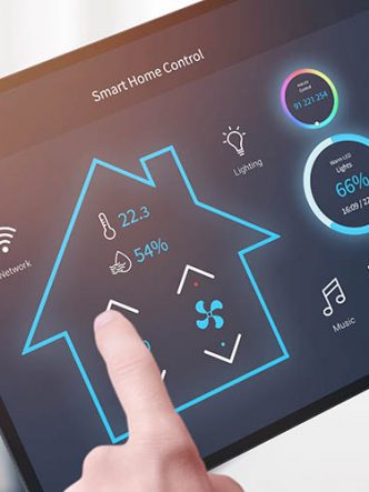 Smart Home Anwendungen werden meist per Tablet gesteuert.
