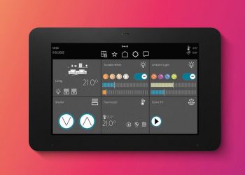 KNX-Systeme haben auch Steuerpanels