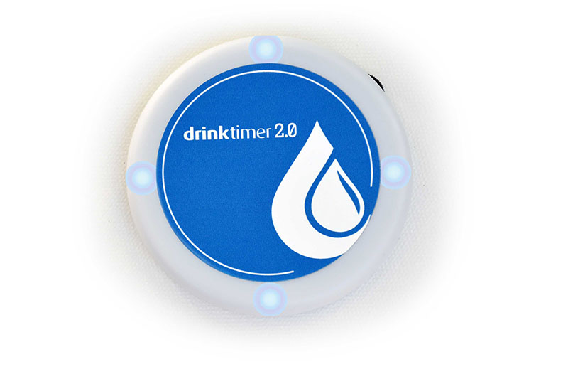 Einfach in der Anwendung: Das deutsche Systeme "Drinktimer". Credit: Drinktimer