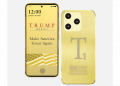 The Trump Mobile ‘T1’ in subtle gold is expected to be available from August – Credit: Trump Mobile