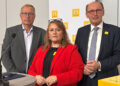 From left to right: Werner Beutelmeyer, CEO of the Market Institute; Elisabeth Anselm, Managing Director of Hilfswerk Austria; Othmar Karas, President of Hilfswerk Austria, at the presentation of the study. Credit: Hilfswerk Austria