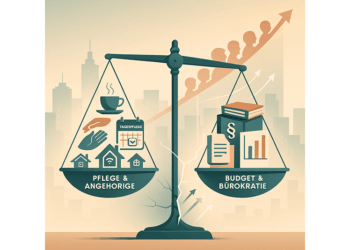 Care on the brink: High demand is met with a shortage of money and skilled workers, as well as an outdated system. Photo credit: ChatGPT