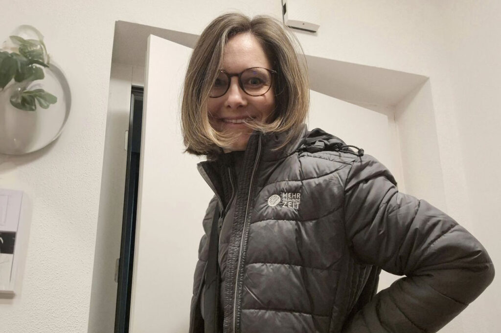 Community Nurse Magdalena Fischill-Neudeck unterwegs: Hausbesuche sind ein Teil ihres Jobs. Credit: Privat/M. Fischill-Neudeck