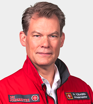 Nicolas Tobaben, Bereichsleiter für Katastrophenschutz beim deutschen Johanniter Landesverband Nord (Credit: Johanniter)