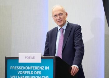 Unser Interviewpartner: Der renommierte Neurologe Prof. Werner Poewe (Credit: Merz Pharma Austria GmbH/APA-Fotoservice/Martin Hörmandinger)