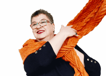 Unsere Interviewpartnerin: Sonja Schiff - Gerontologin, Coachin, Seminarleiterin - und DJ. Credit: Rochus Gratzfeld