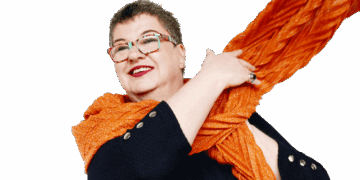 Unsere Interviewpartnerin: Sonja Schiff - Gerontologin, Coachin, Seminarleiterin - und DJ. Credit: Rochus Gratzfeld